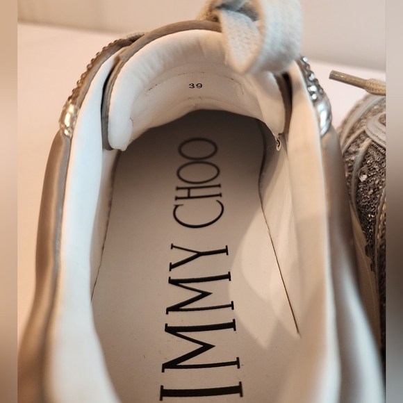 Jimmy Choo Swarovski crystal sneakers size 39 (US size 9) - Picture 6 of 8